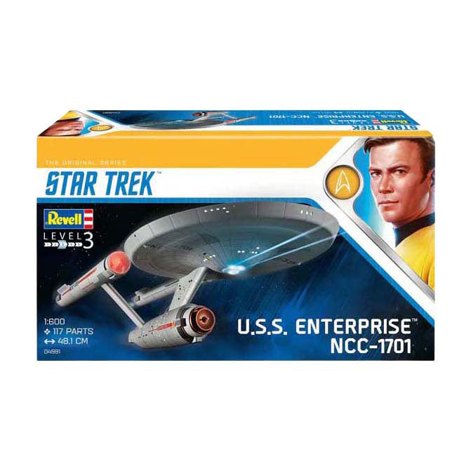 Revell-Modellbausatz – U.S.S. Enterprise NCC-1701 1:600 – 117 Stück.