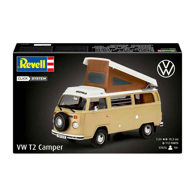 Revell Modellbausatz - VW T2 Camper 1:24 - 112-tlg.