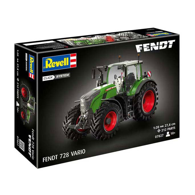 Revell Modellbausatz Fendt 728 Vario Traktor 1:20 - 212 Teile.