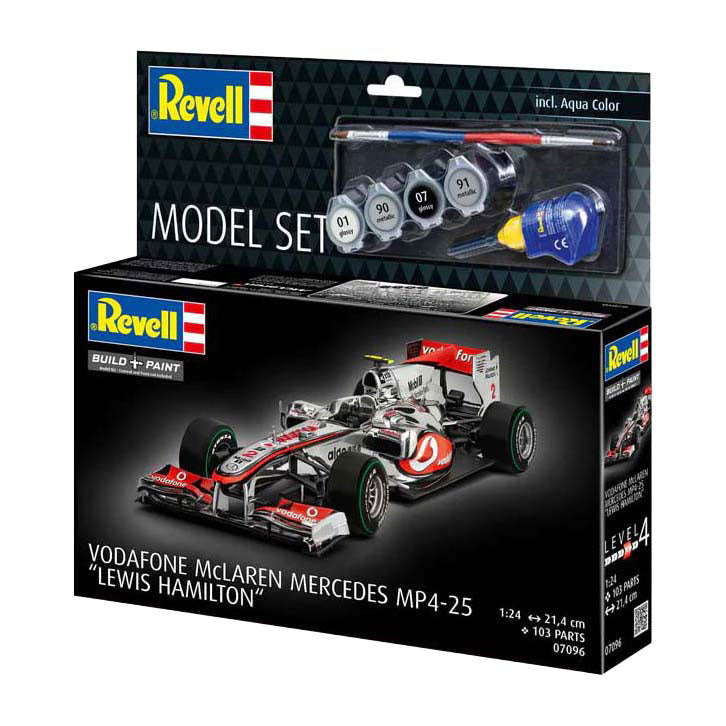 Revell Modellbausatz - Vodafone McLaren Mercedes MP4-25 l. Hamilton 1:24 - 103 Stk.