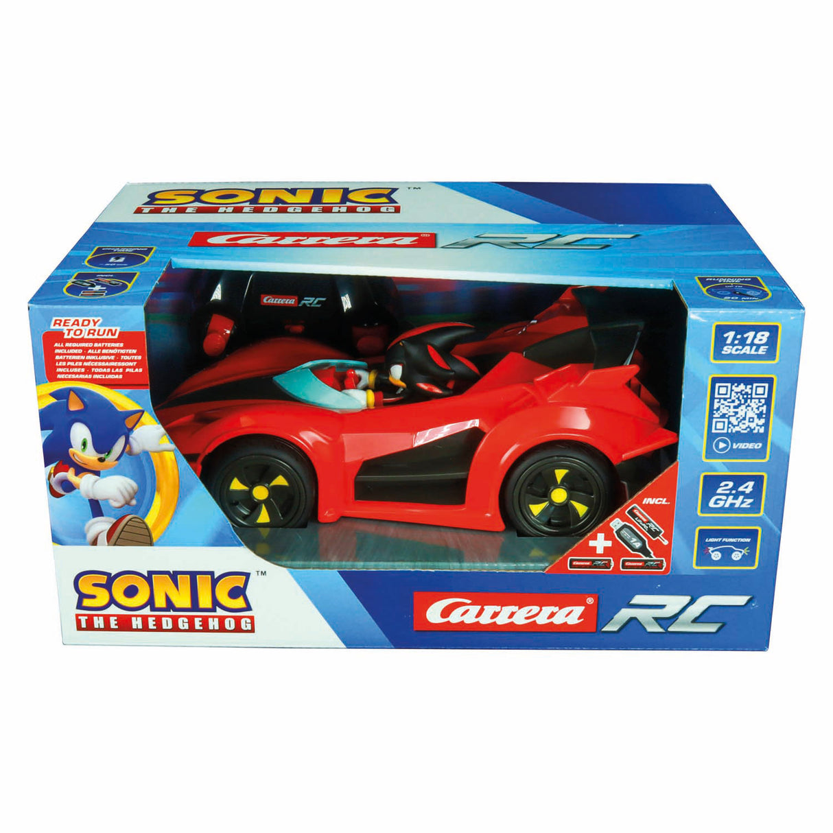 Carrera RC 2,4 GHz Team Sonic Racing Shadow – 1:18