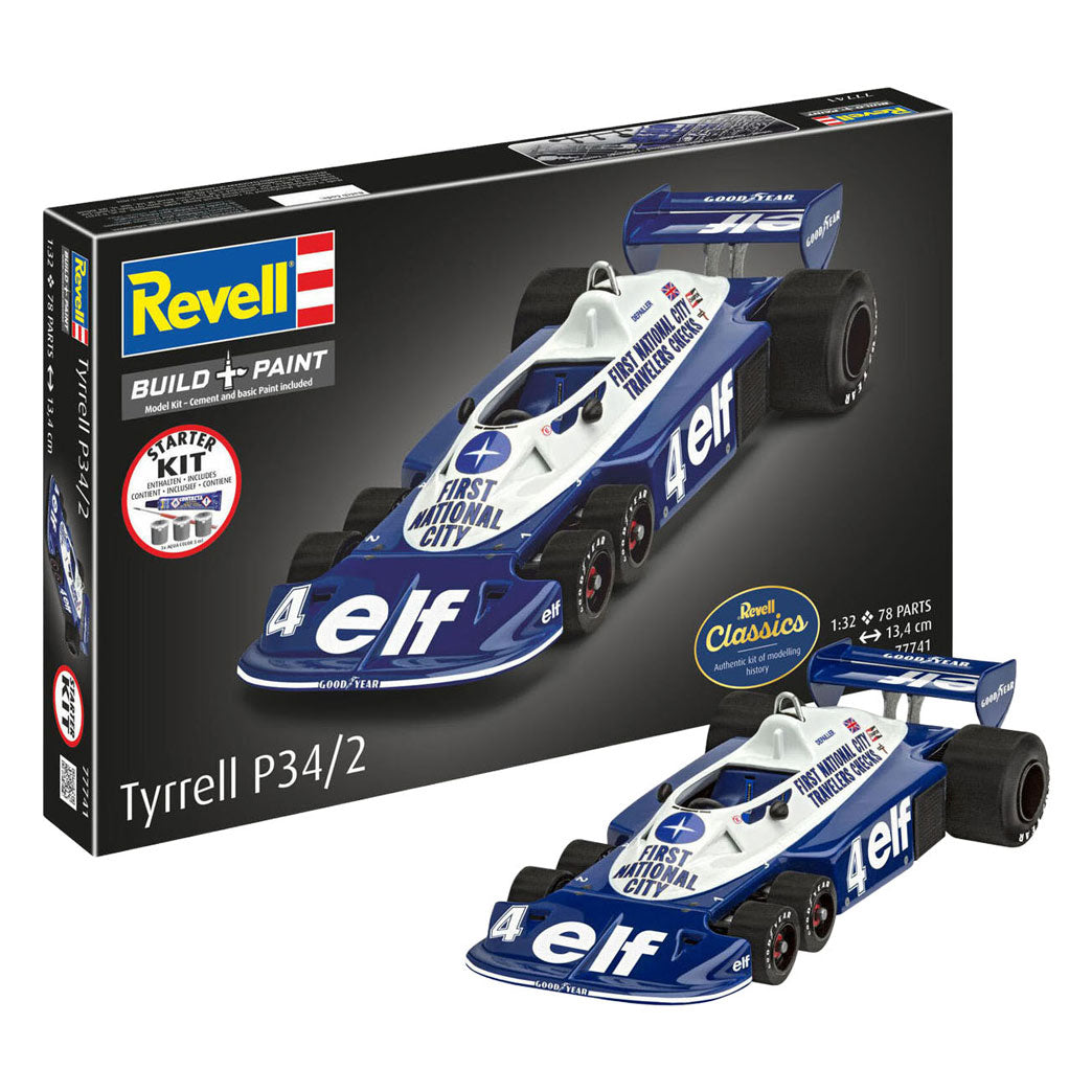 Revell modelbouwpakket starter kit tyrrell p34 2 6-wheeler 1:32 - 105dlg.