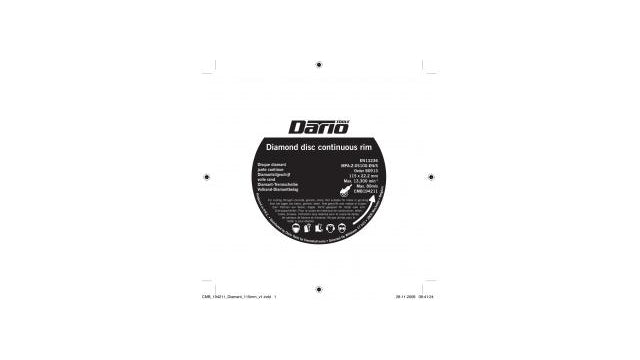 Dario Tools Diamant-Trennscheibe 115 mm