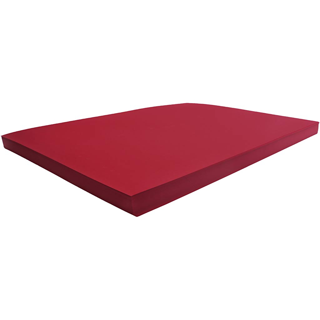 Creativ Firmenkarton, Blatt 50x70 cm, 270 gr, Weihnachtsrot, 100 Blatt 1 Karton