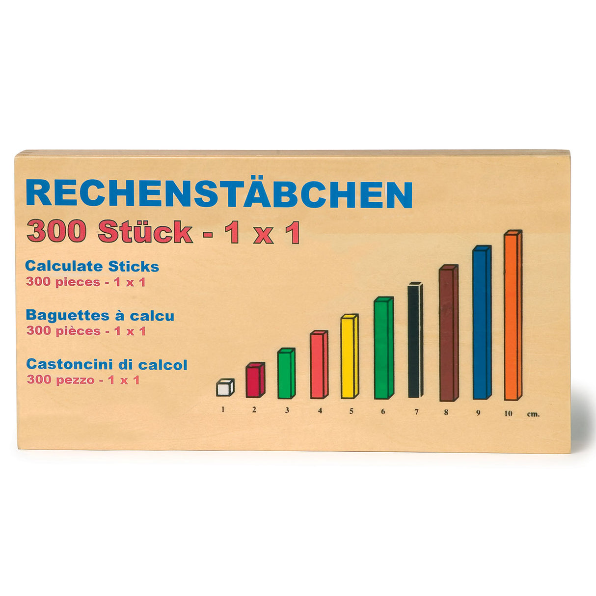 Kleiner Fuß – Rechenstäbe