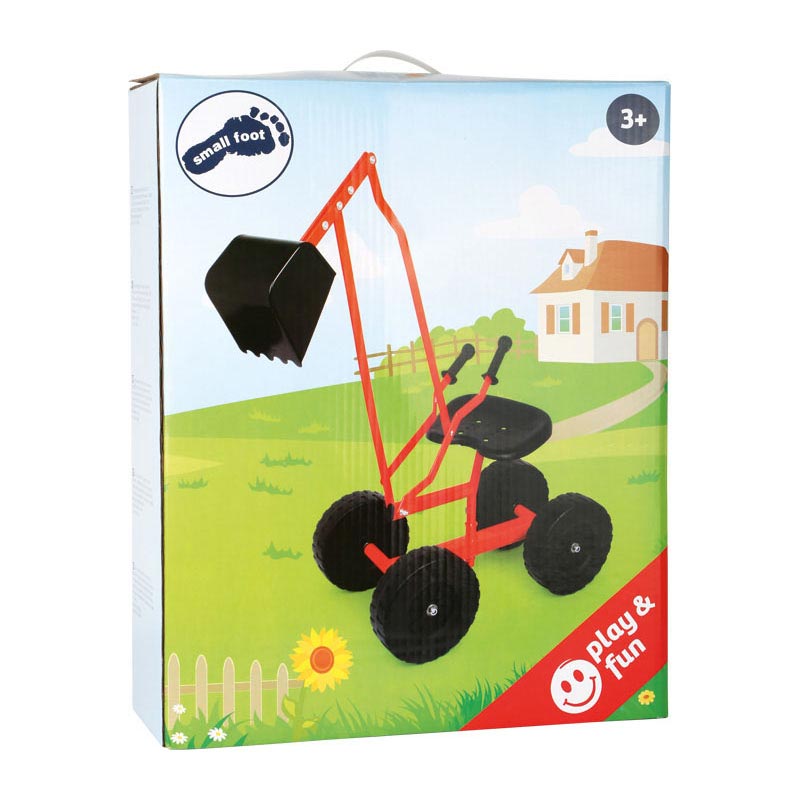 Kleiner Fuß - Bagger mit Rädern