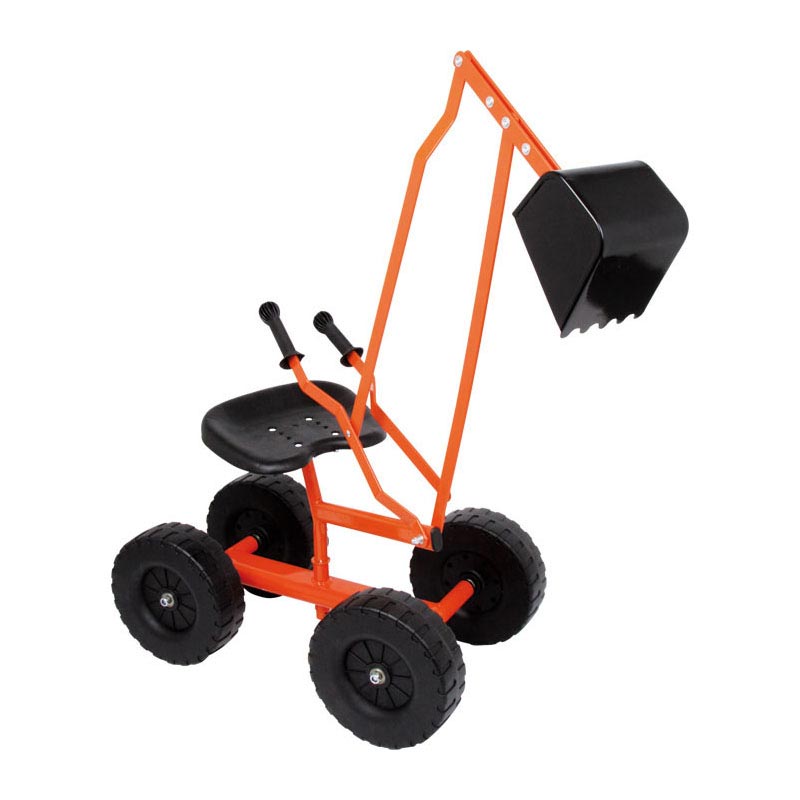 Kleiner Fuß - Bagger mit Rädern