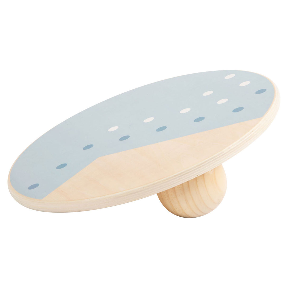 Kleiner Fuß - Holzbalancelager blau