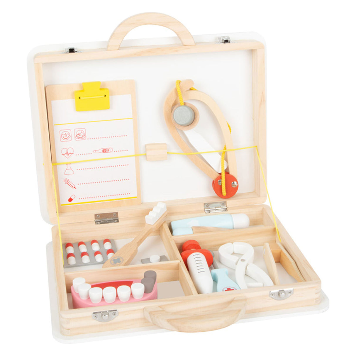 Small Foot - Arzt- und Zahnarzt-2in1-Set aus Holz im Koffer