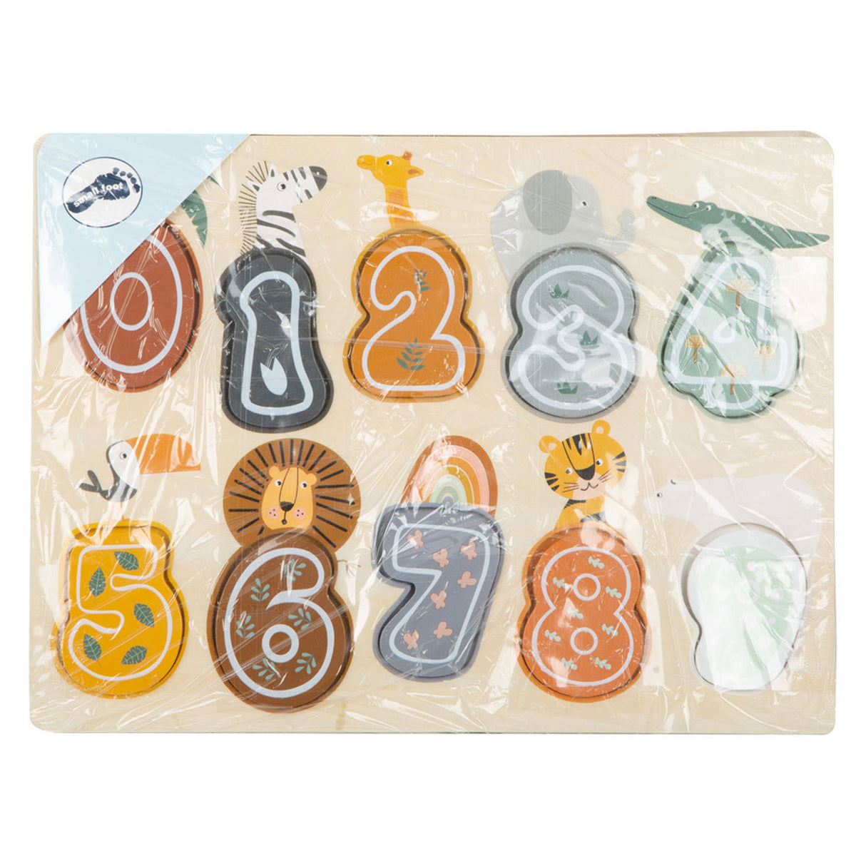 Small Foot - Holzfigurenpuzzle Safari