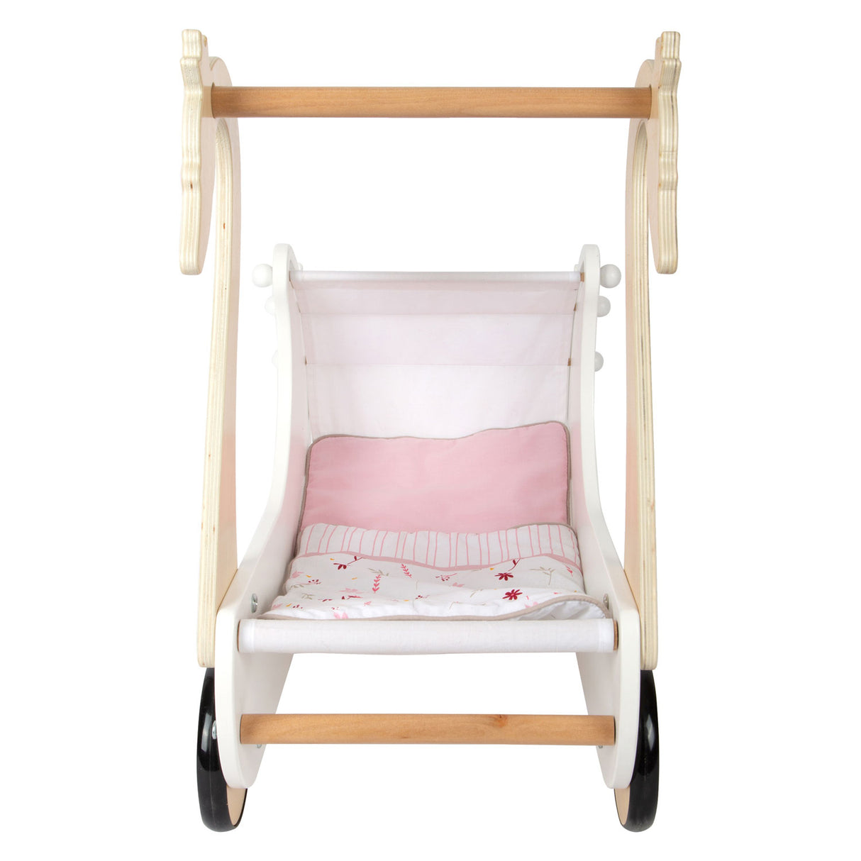 Small Foot - Schwanen-Puppenwagen aus Holz
