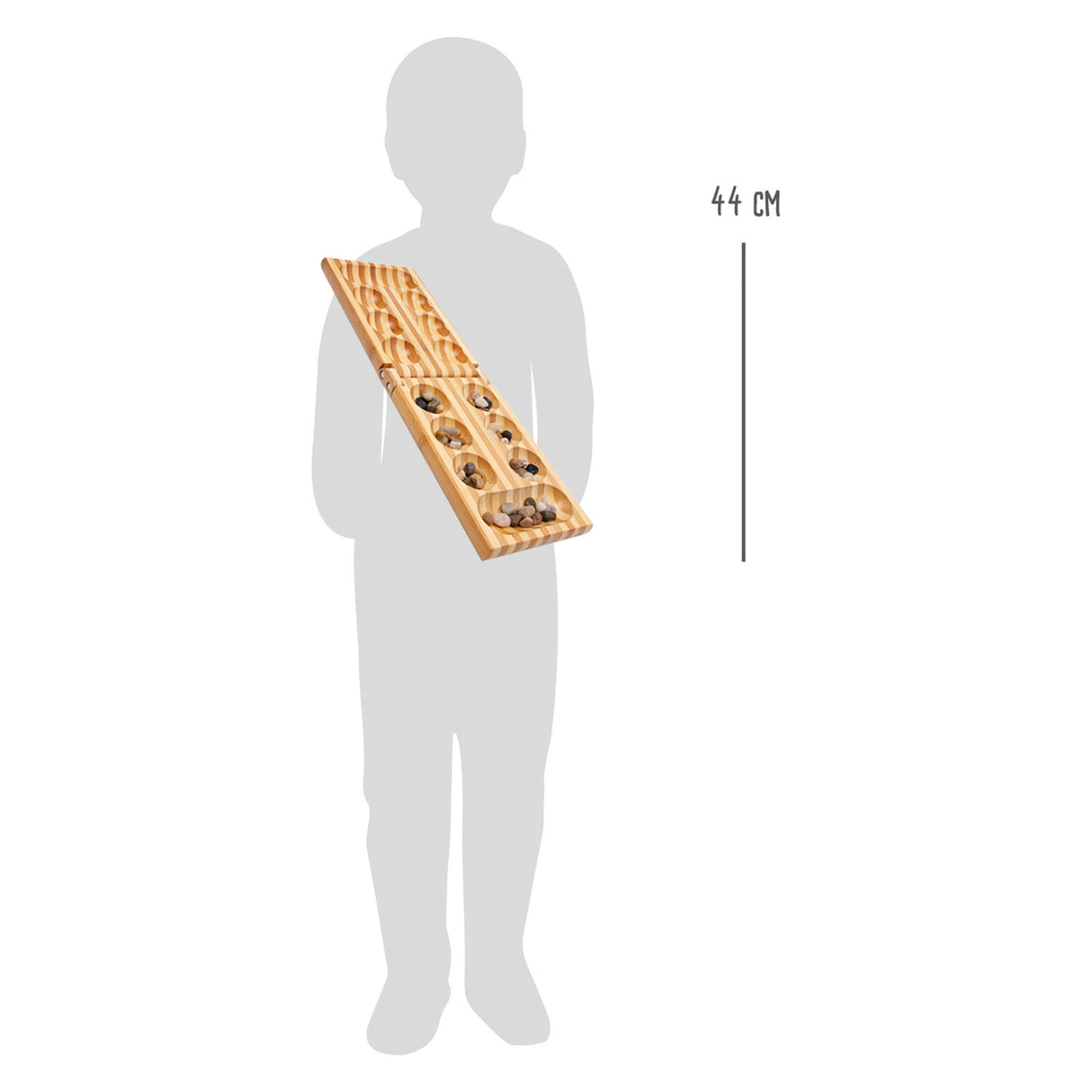 Small Foot - Holzstrategiespiel Kalaha