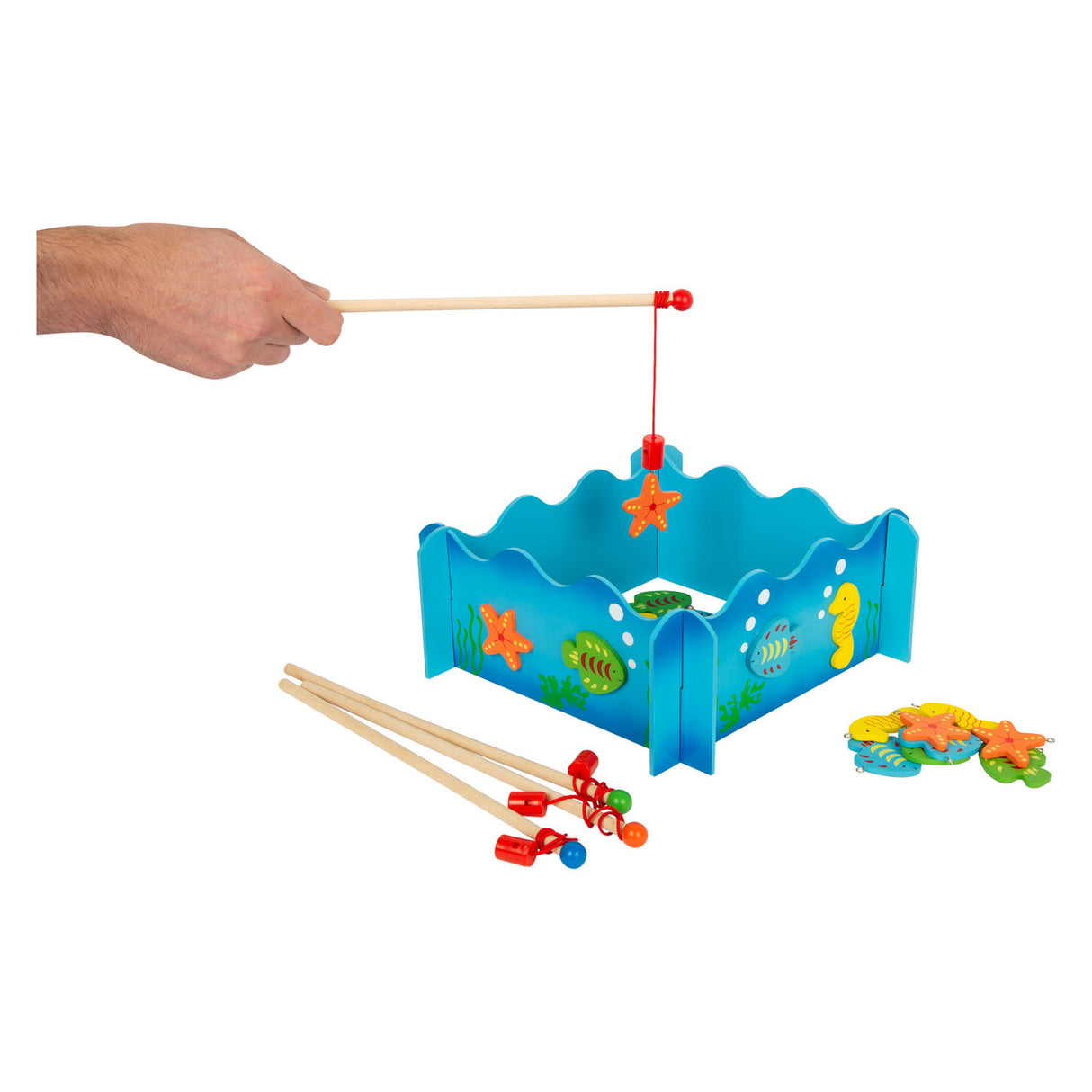 Small Foot - Angelrutenspiel Ozean aus Holz