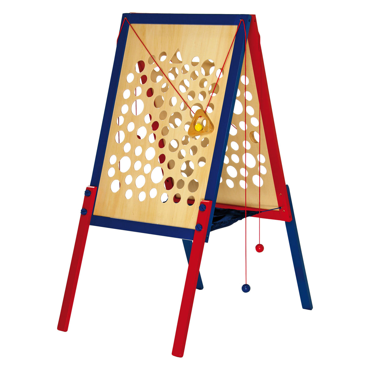 Kleiner Fuß - Holzkletterwand xxl Agilitätsspiel
