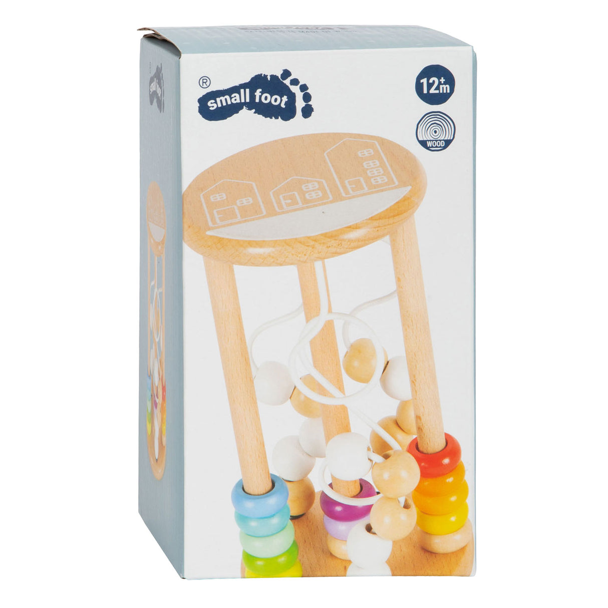 Small Foot - Holzrassel Motorik Spirale Regenbogen