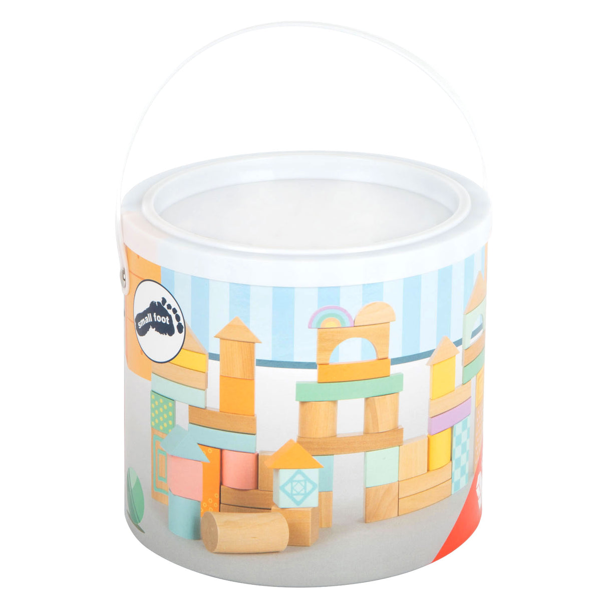 Small Foot - Holzbausteine Pastell, 50 Stk.