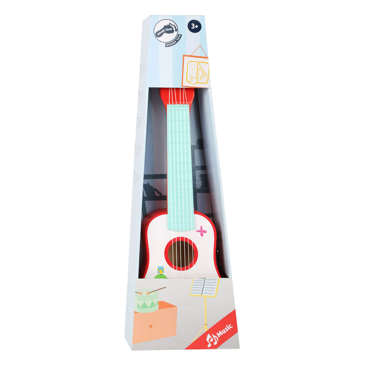 Kleiner Fuß - Holzgitarre kleiner Fuchs, 53cm