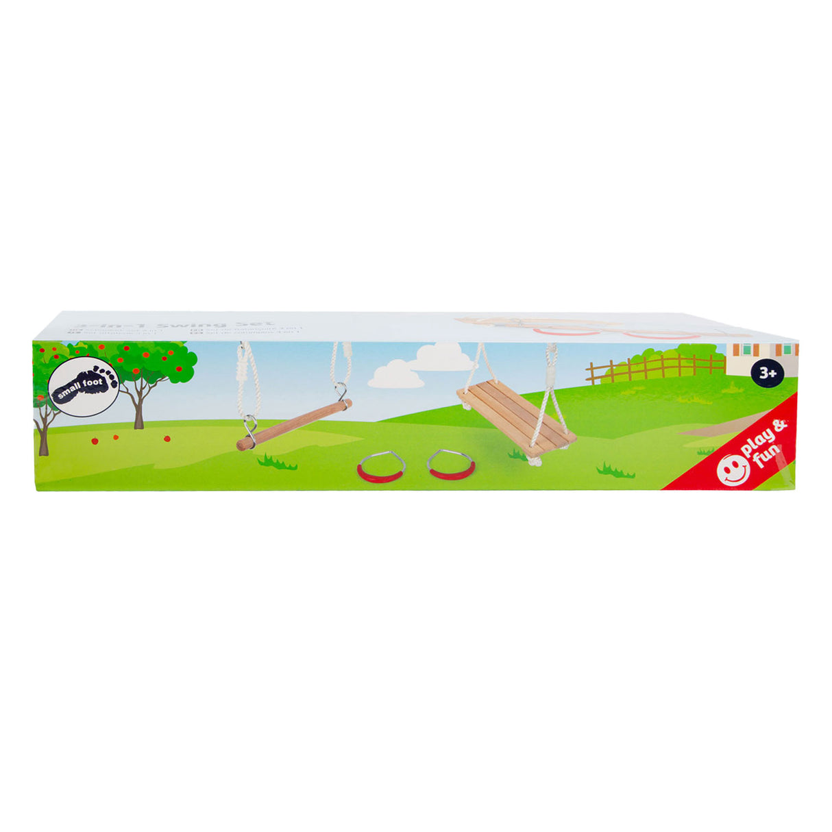 Kleiner Fuß - Holzschwung Set 3in1