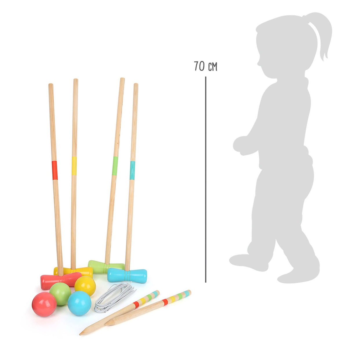 Small Foot - Holzkrocket Außenseite, 20 Stk.
