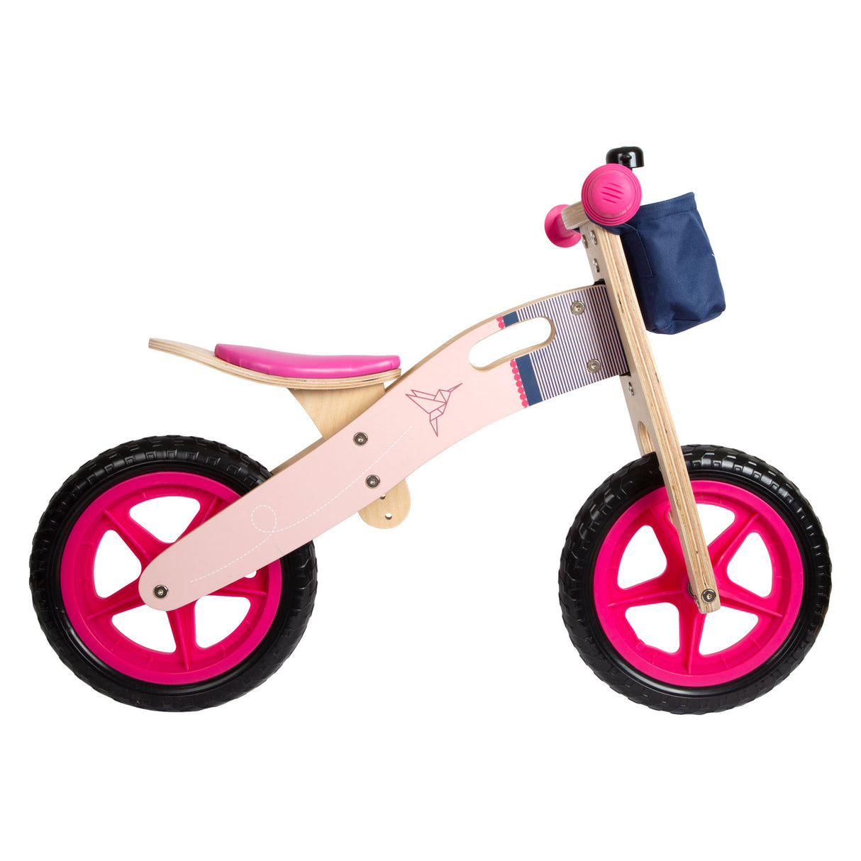 Small Foot - Holzlaufrad Kolibri rosa