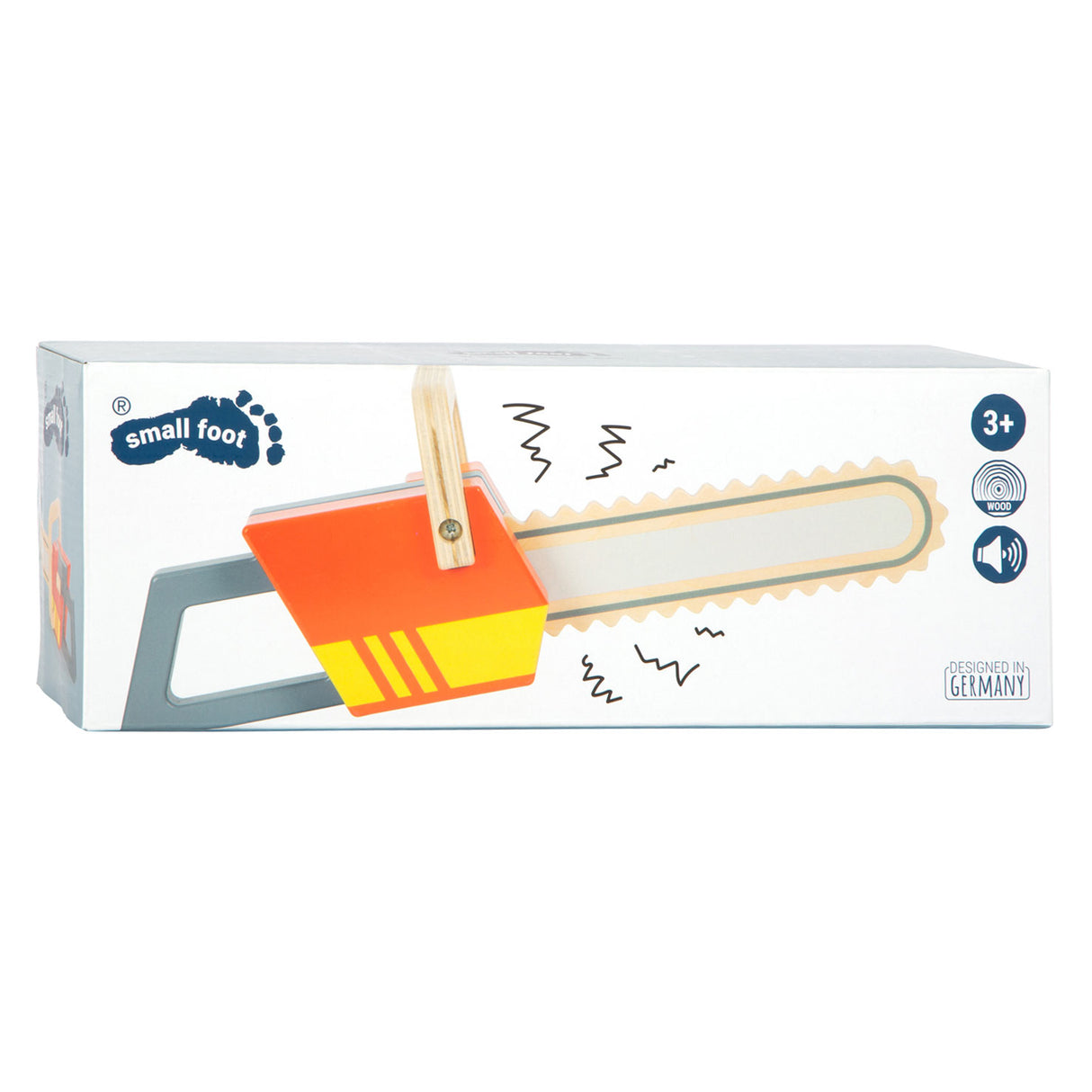 Kleiner Fuß - Holzkettensäge