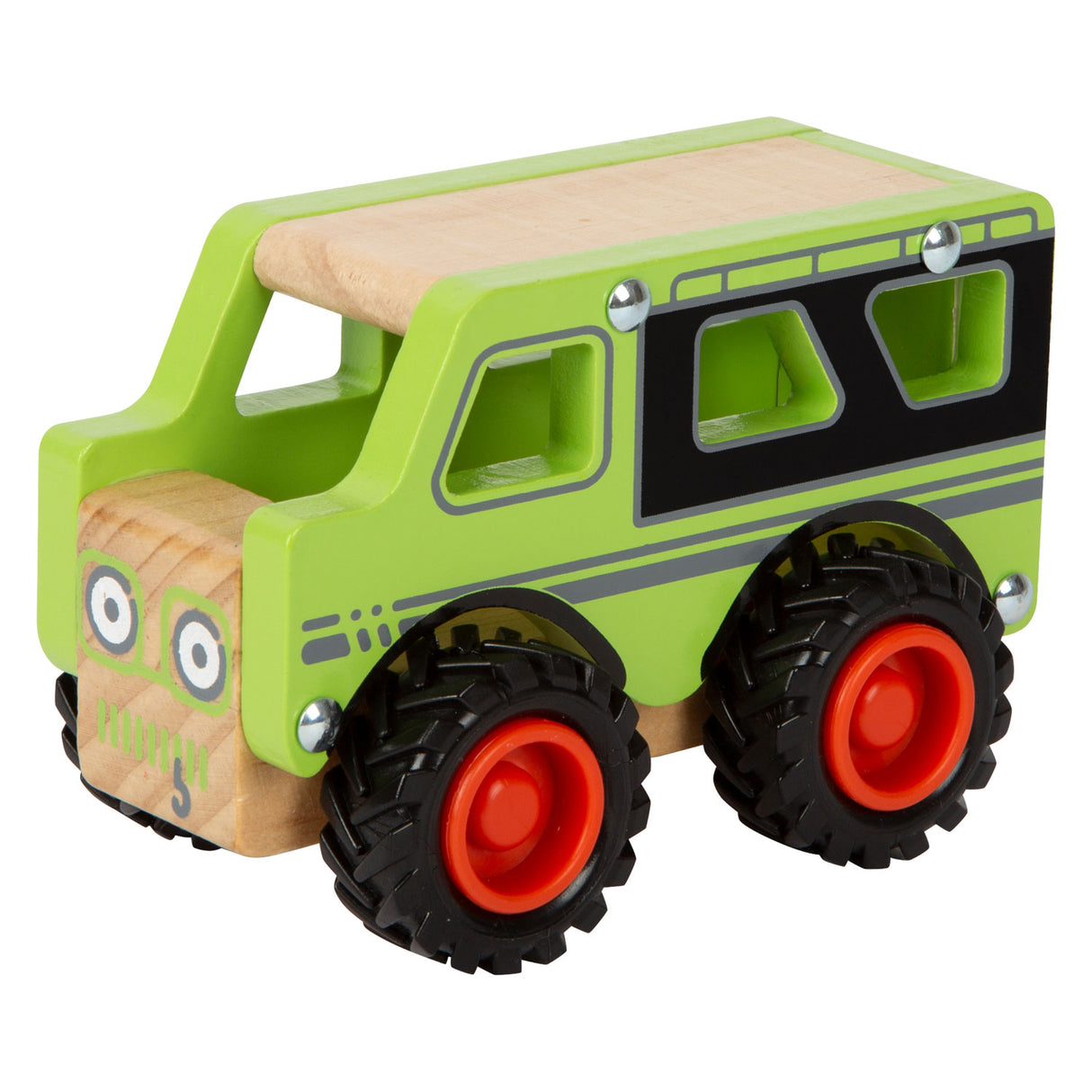Small Foot - Offroad-Jeep aus Holz, grün
