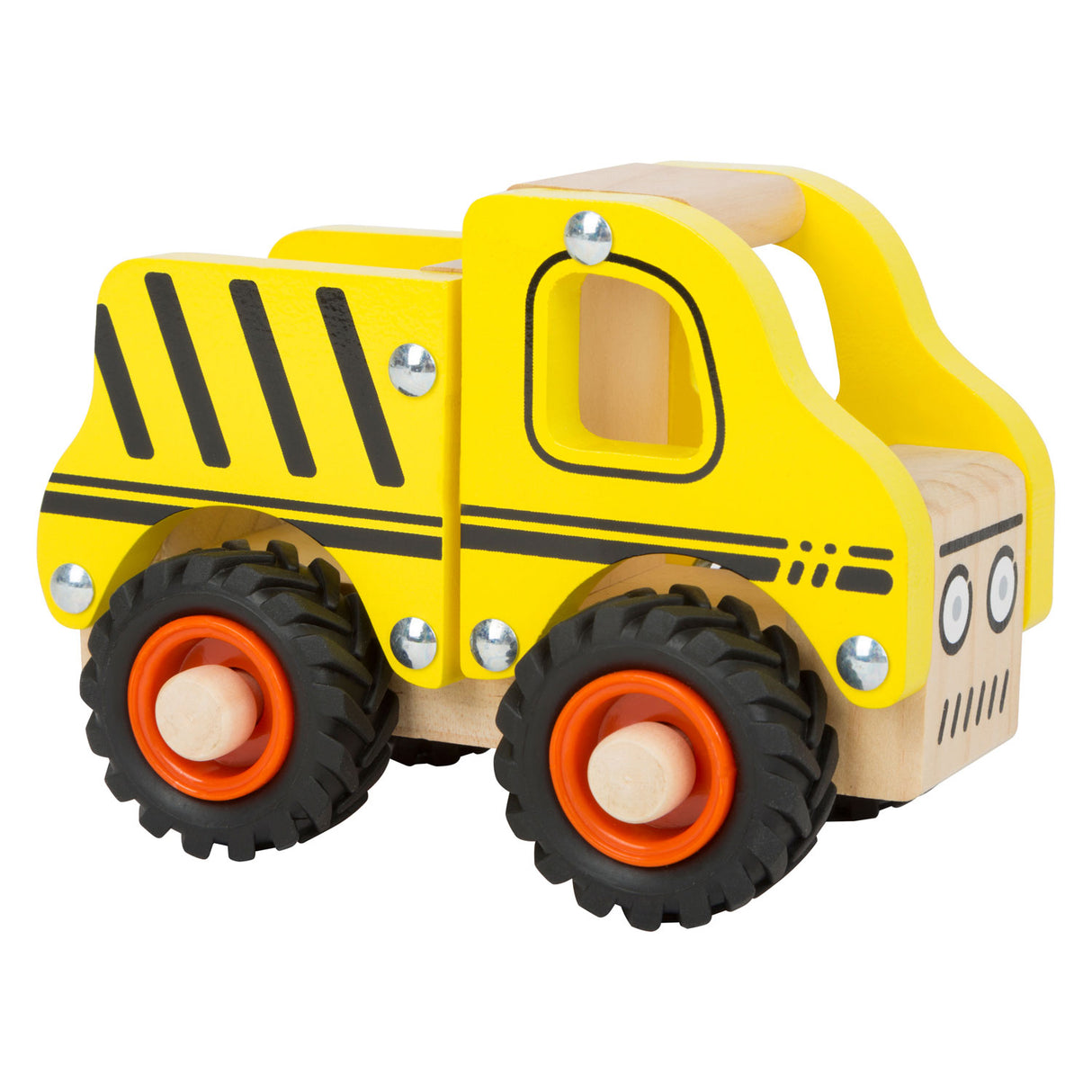 Small Foot - Holzarbeitsfahrzeug Baustelle gelb