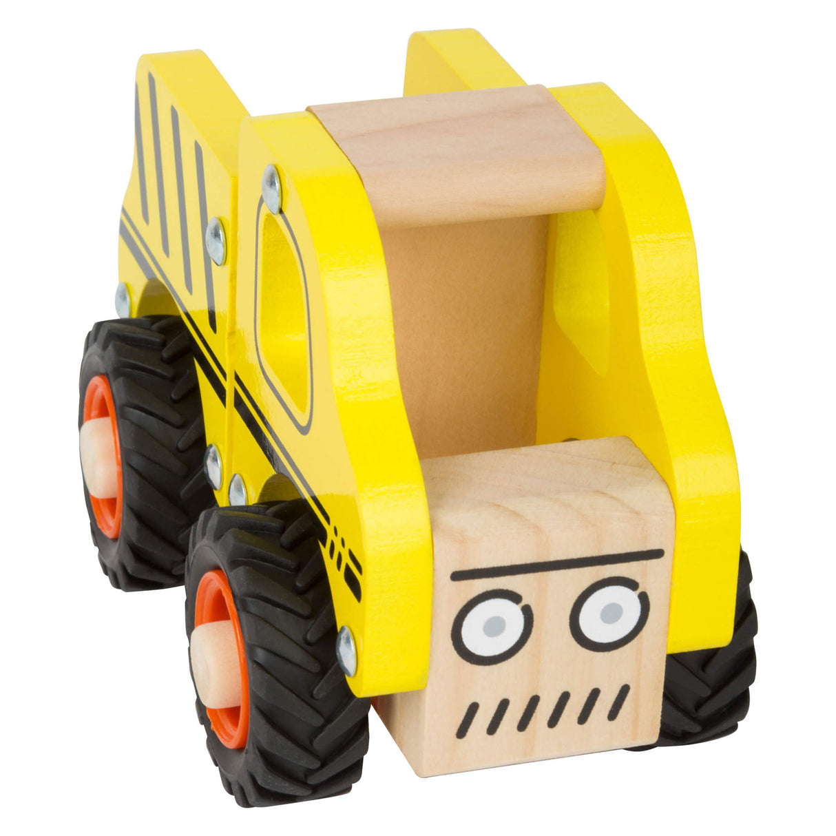 Small Foot - Holzarbeitsfahrzeug Baustelle gelb