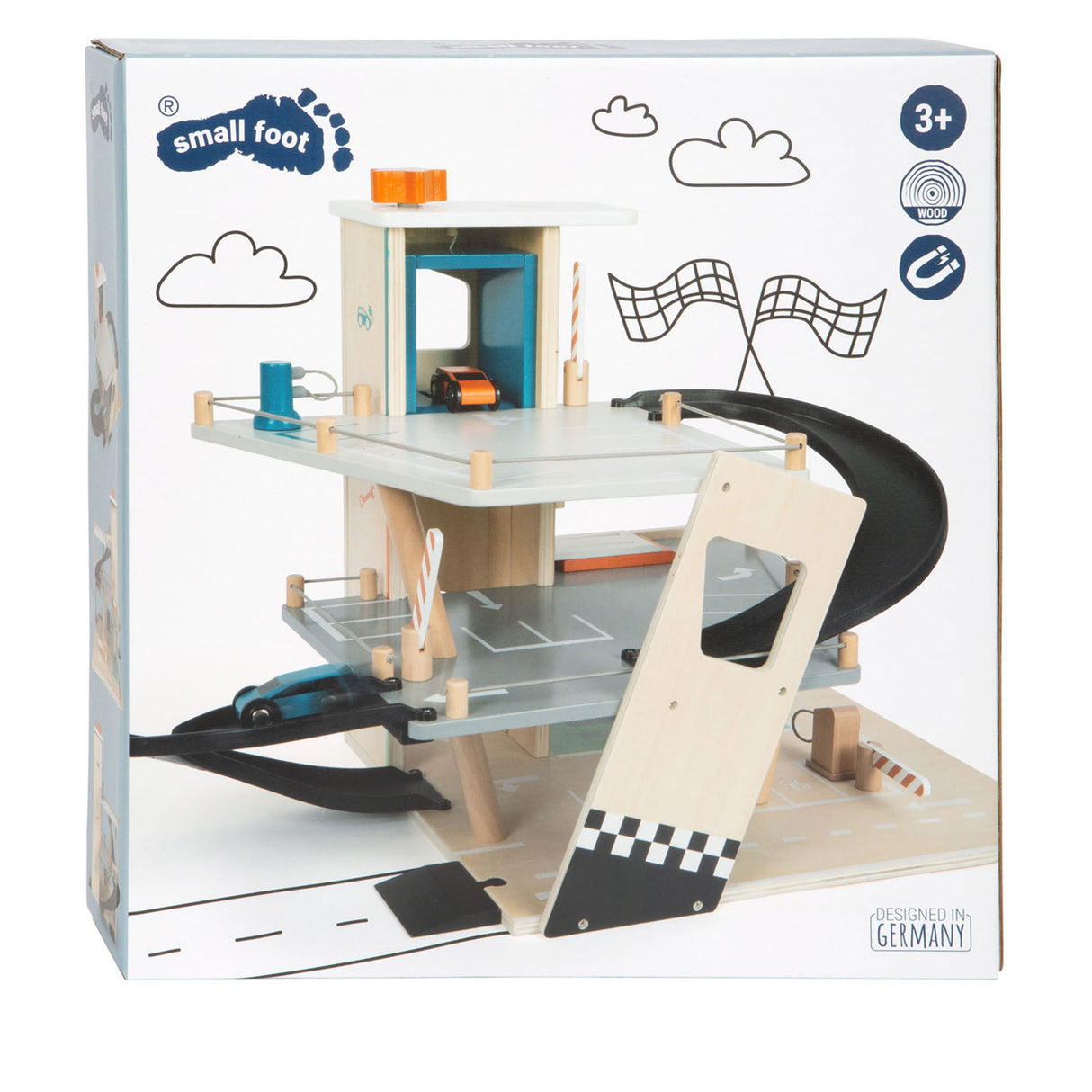 Small Foot - Holzgaragen-Rallye