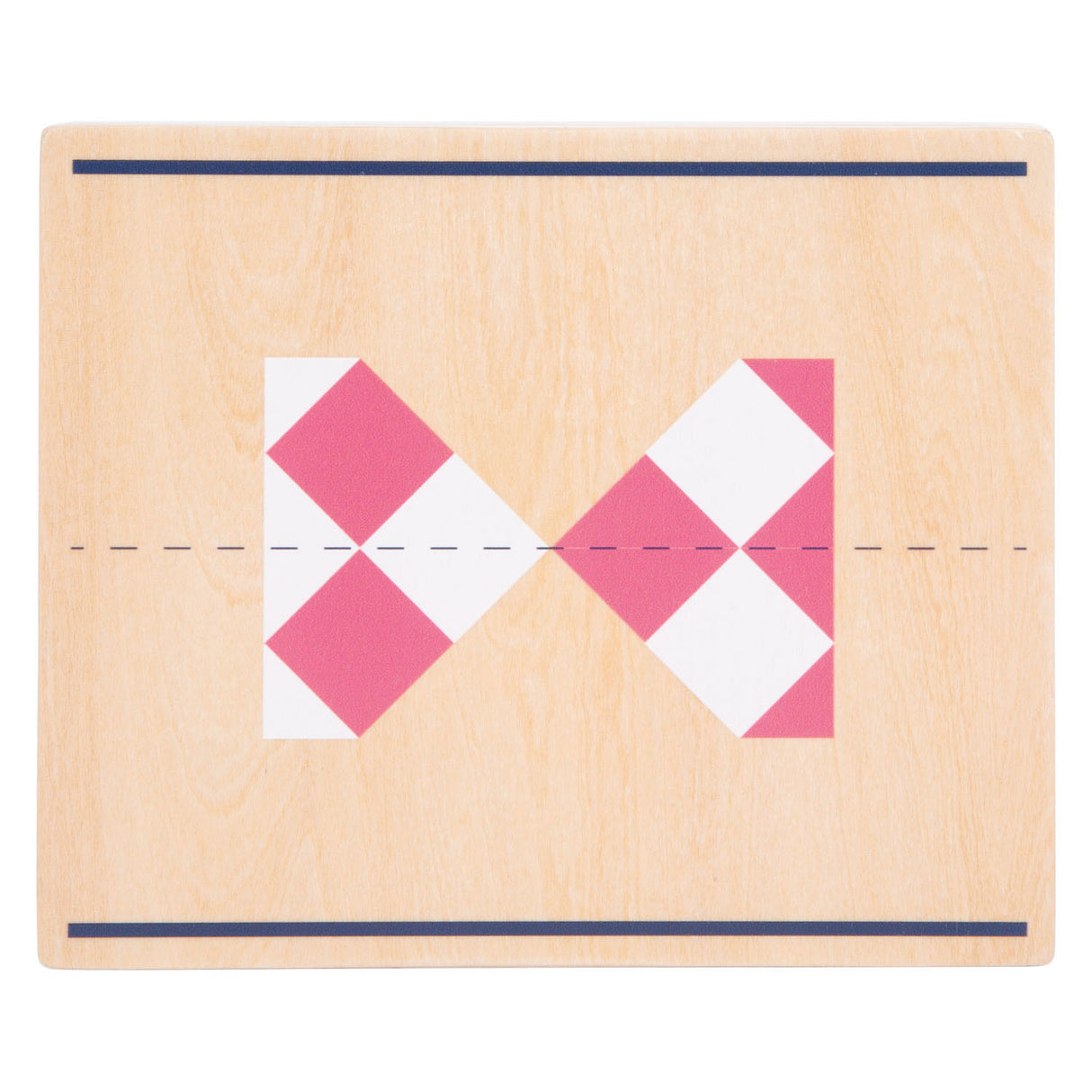 Small Foot - Symmetriespiel aus Holz mit lehrreichem Spiegel