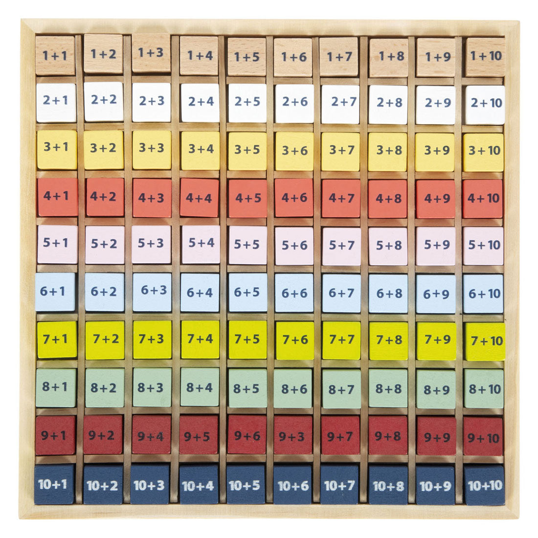 Small Foot - Farbrechentafel aus Holz, 100 Stück.