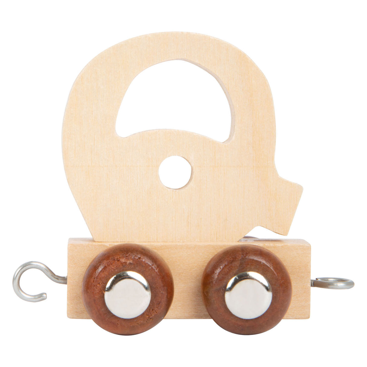 Small Foot - Buchstabenzug aus Holz - q