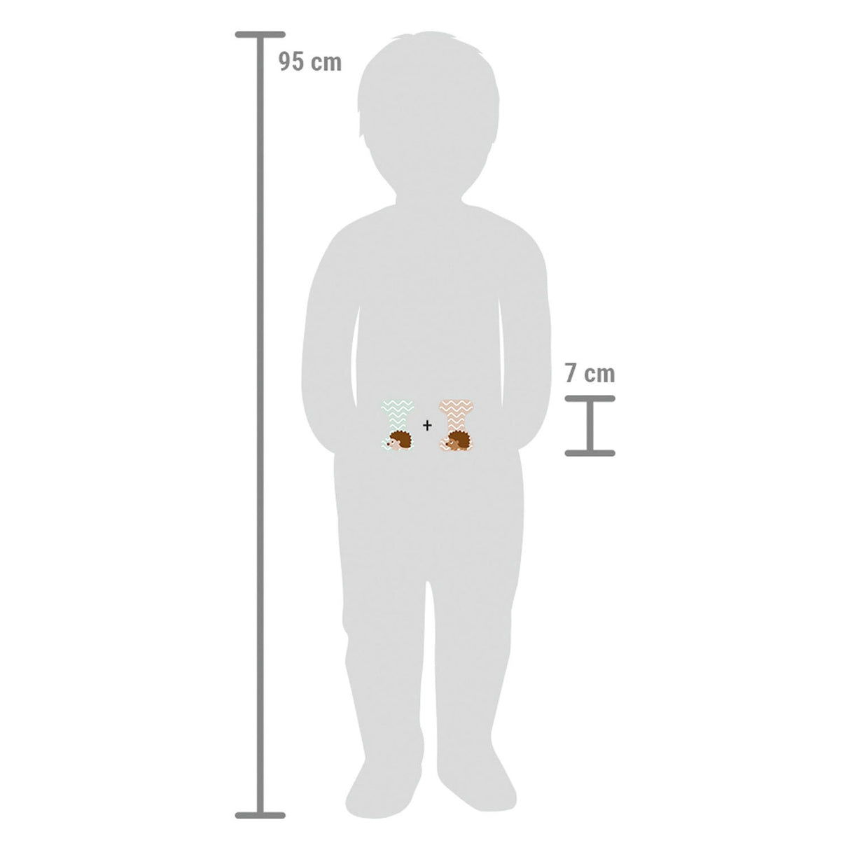 Kleiner Fuß - Holztier-Kinderbrief - i
