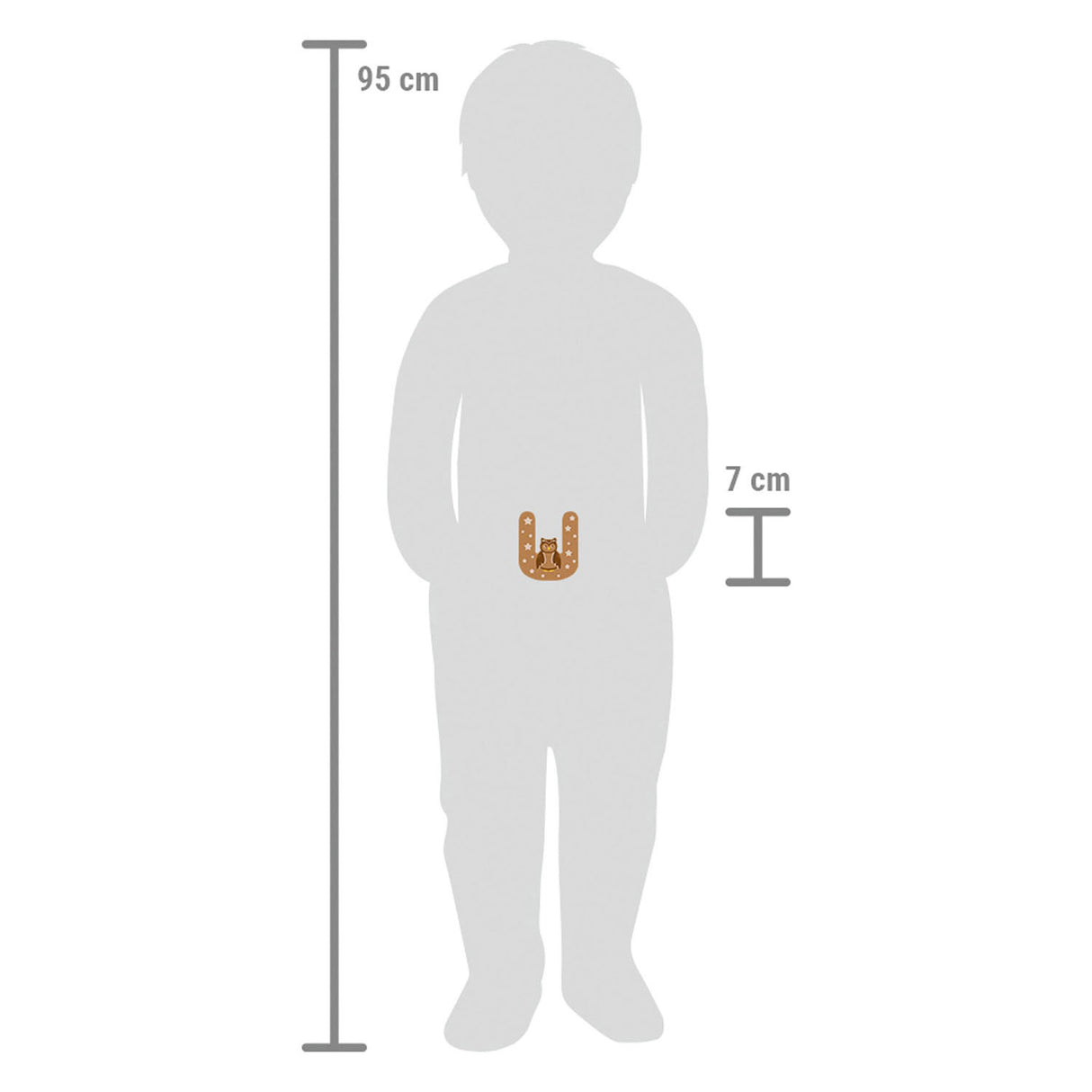 Kleiner Fuß - Holztier-Kinderbrief - u