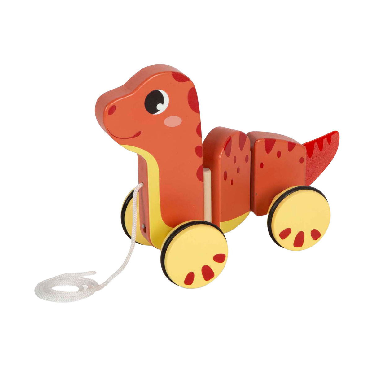 Kleiner Fuß - Dinosaurierfigur aus Holz