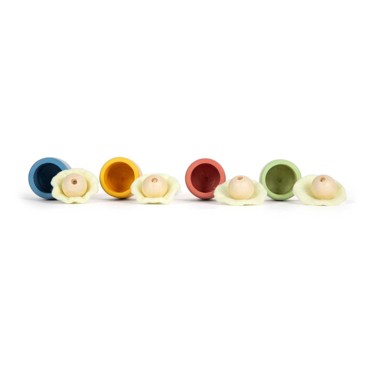 Small Foot - Catch-the-Ball-Set aus Holz, 4er-Set