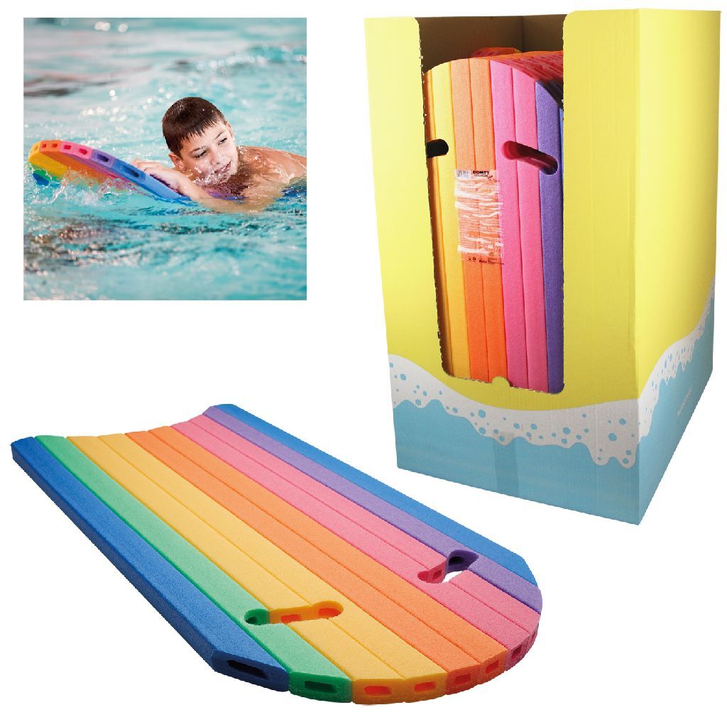 Bequemes Twin-Schwimmbrett + mit 2 Griffen 88x42x3cm