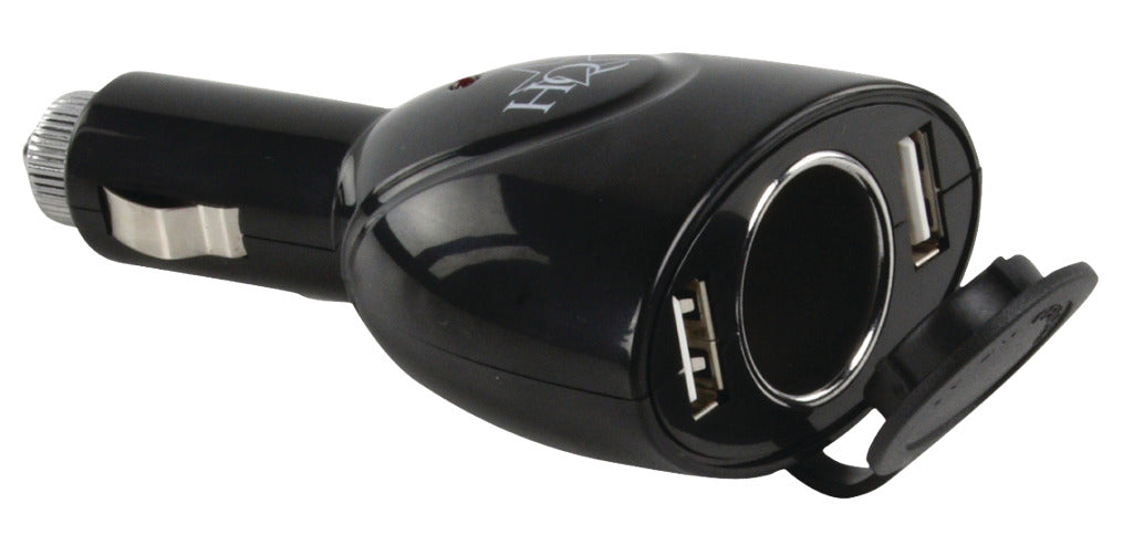 Hq p. sup. USB202 Doppel-USB-Autoladegerät mit 12-V-Anschluss