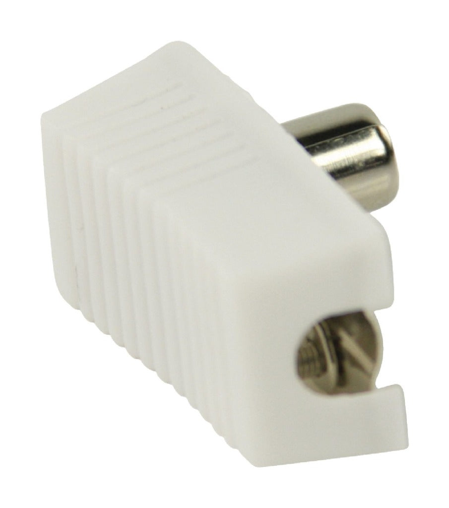 Valueline vlsp40900w abgewinkelte Koax-Stecker, Koax-Stecker, weiß