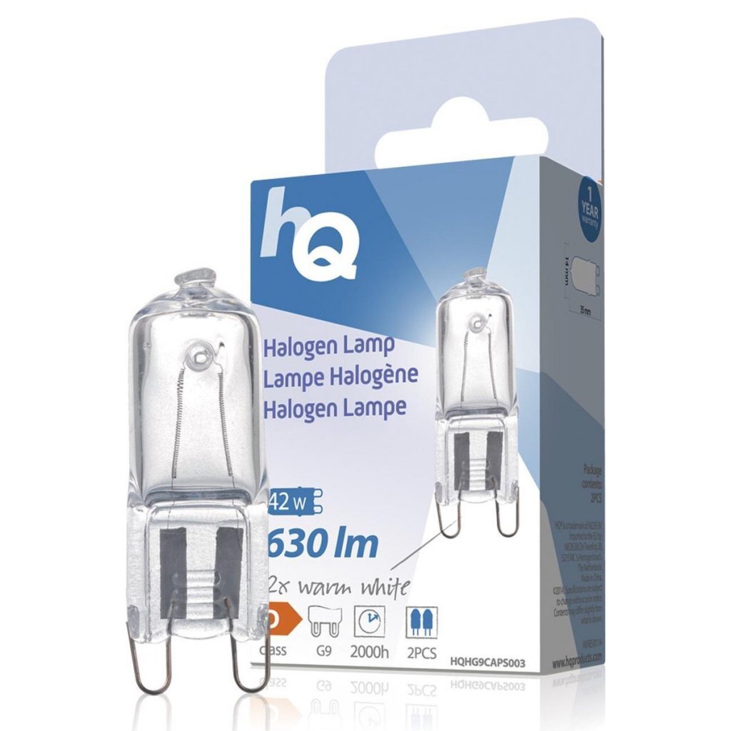 HQ-Halogenlampe G9 42 W 630 lm 2800 K