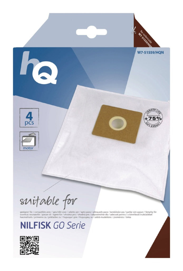 HQ W7-51559 N Staubsaugerbeutel Nilfisk Go-Serie