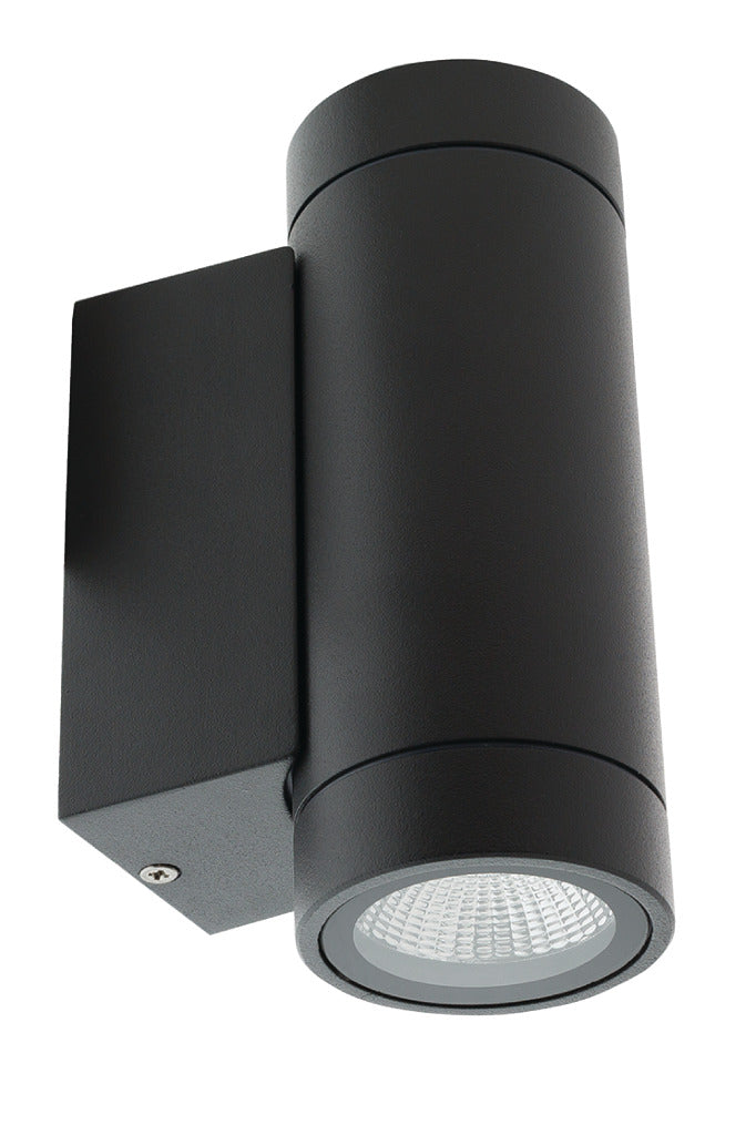 HQ ledwlout01 LED-Außenwandleuchte 6 W 190 lm schwarz