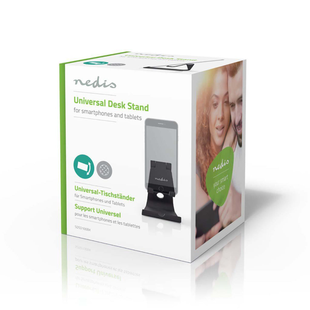 Nedis SDSD100BK Smartphone-Tablet-Ständer verstellbar schwarz