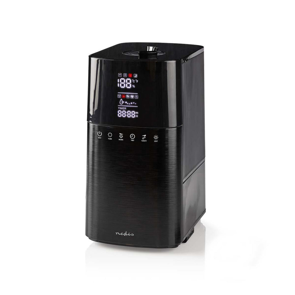 Nedis humi130cbk Luftbefeuchter 6 l Hygrometer Fernbedienung schwarz