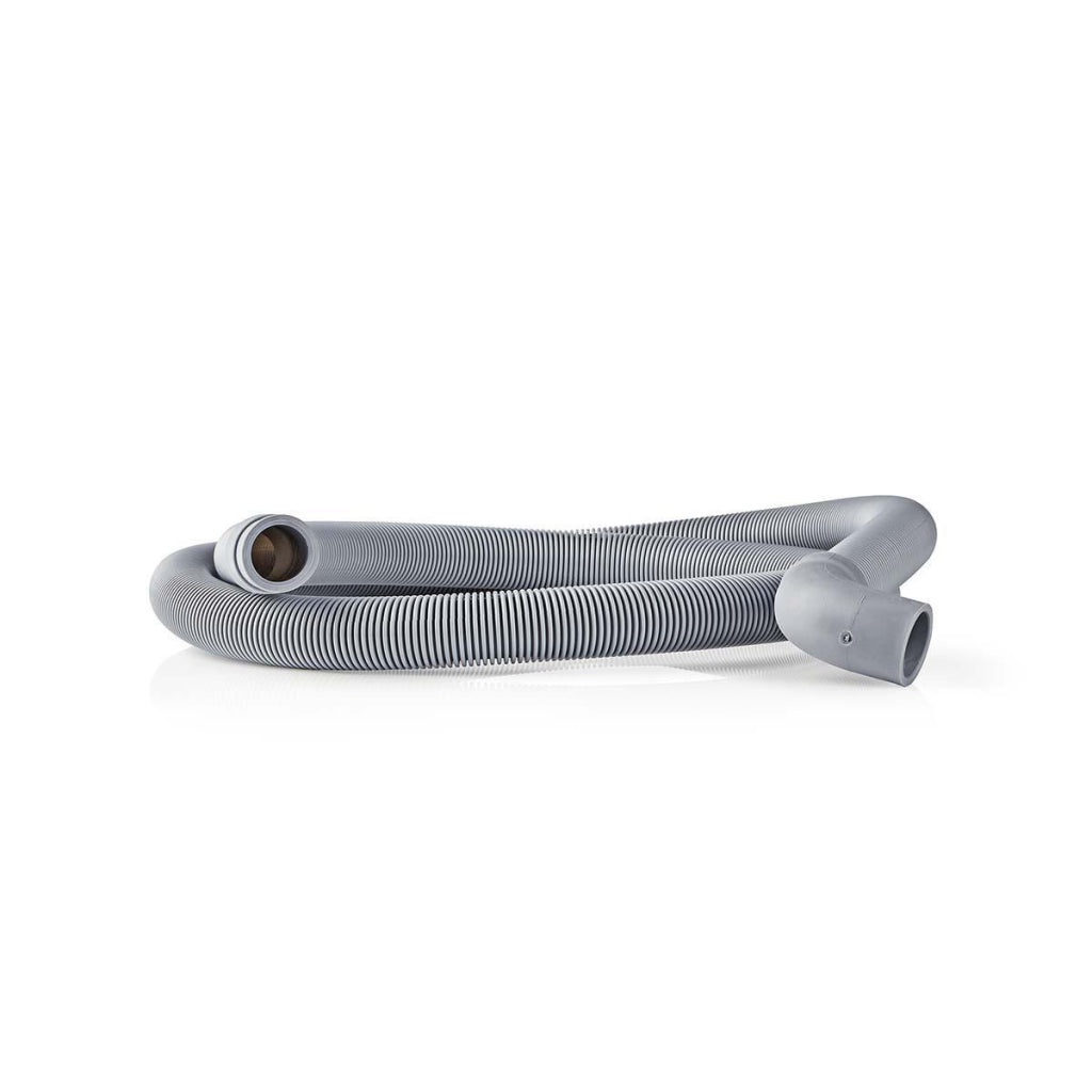 Nedis waoh2219shp20 Ablaufschlauch 22 mm abgewinkelt – 19 mm gerade 0,5 bar 60 °C 2,00 m