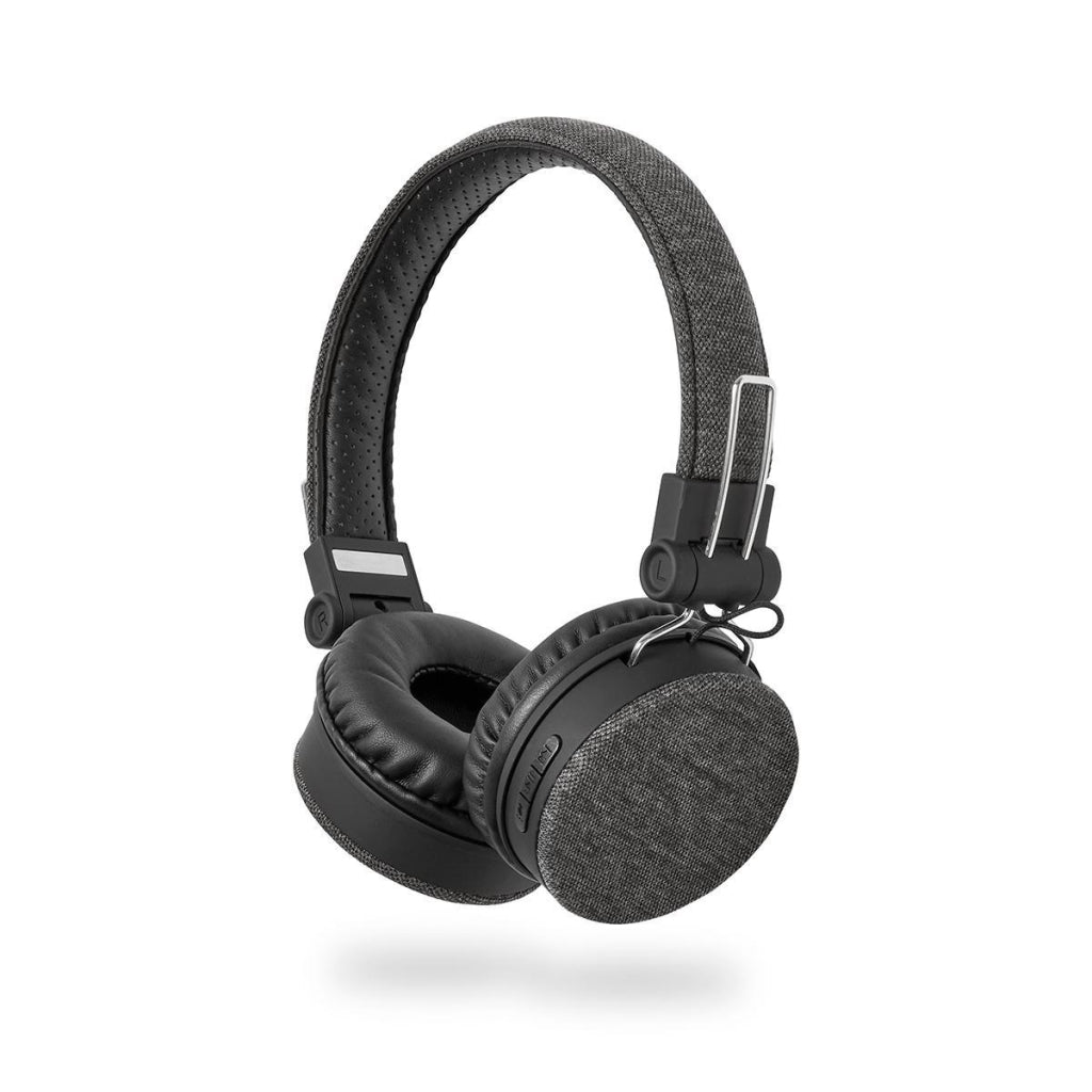 Nedis FSHP250AT Bluetooth®-Kopfhörer mit gewebtem Stoff überzogenem On-Ear | 18 Stunden Wiedergabezeit Anthrazitschwarz