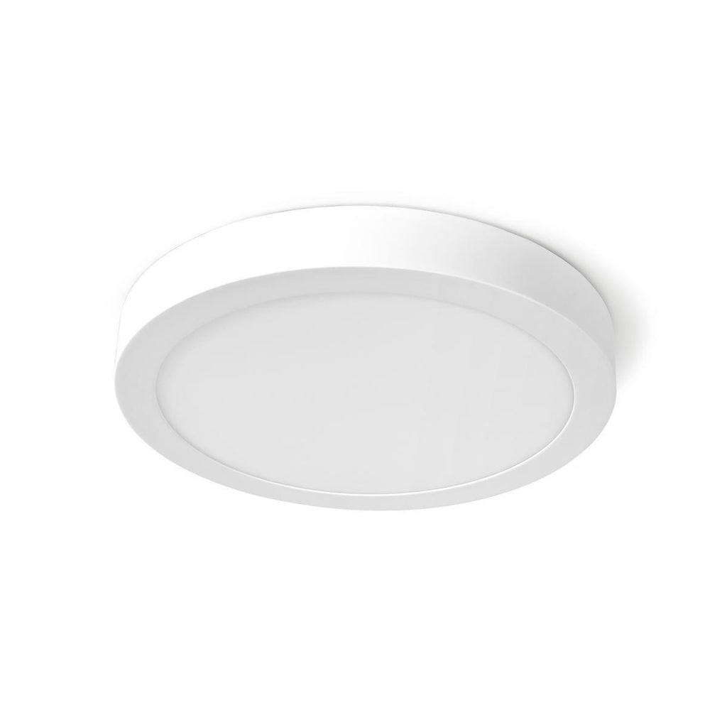 Nedis wifilaw20wt Wi-Fi Smart Deckenleuchte rund Oslash; 30 cm warm bis kaltweiß 1200 lm 18 W schlankes Design aus Aluminium