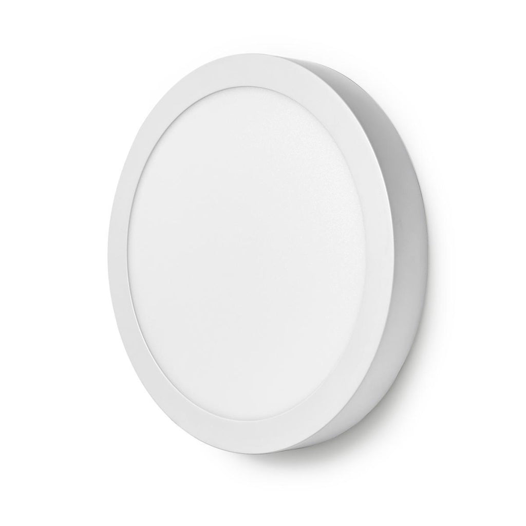 Nedis wifilaw20wt Wi-Fi Smart Deckenleuchte rund Oslash; 30 cm warm bis kaltweiß 1200 lm 18 W schlankes Design aus Aluminium