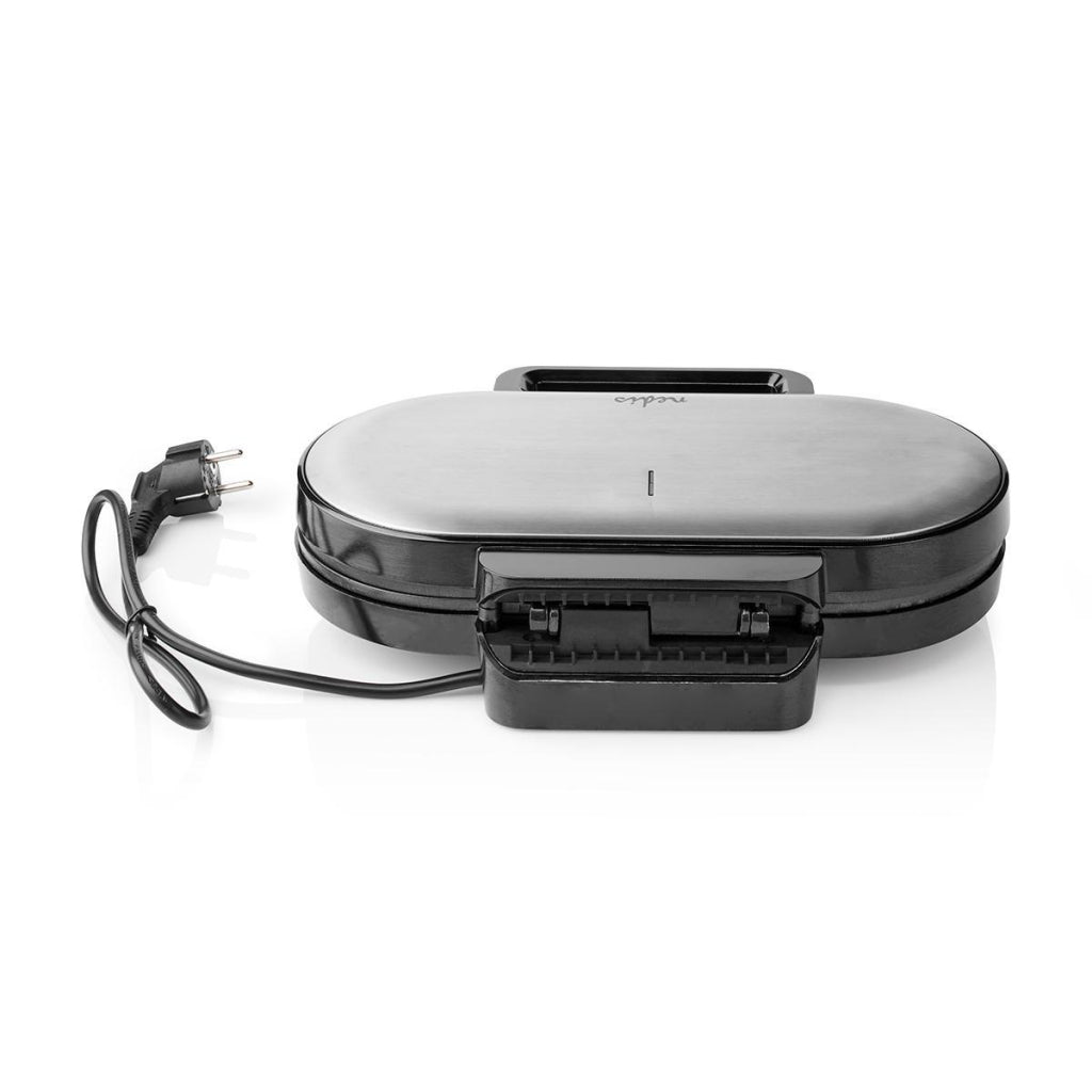 Nedis kawp110fbk Doppelwaffeleisen 2x 14 cm 1200 W schwarz