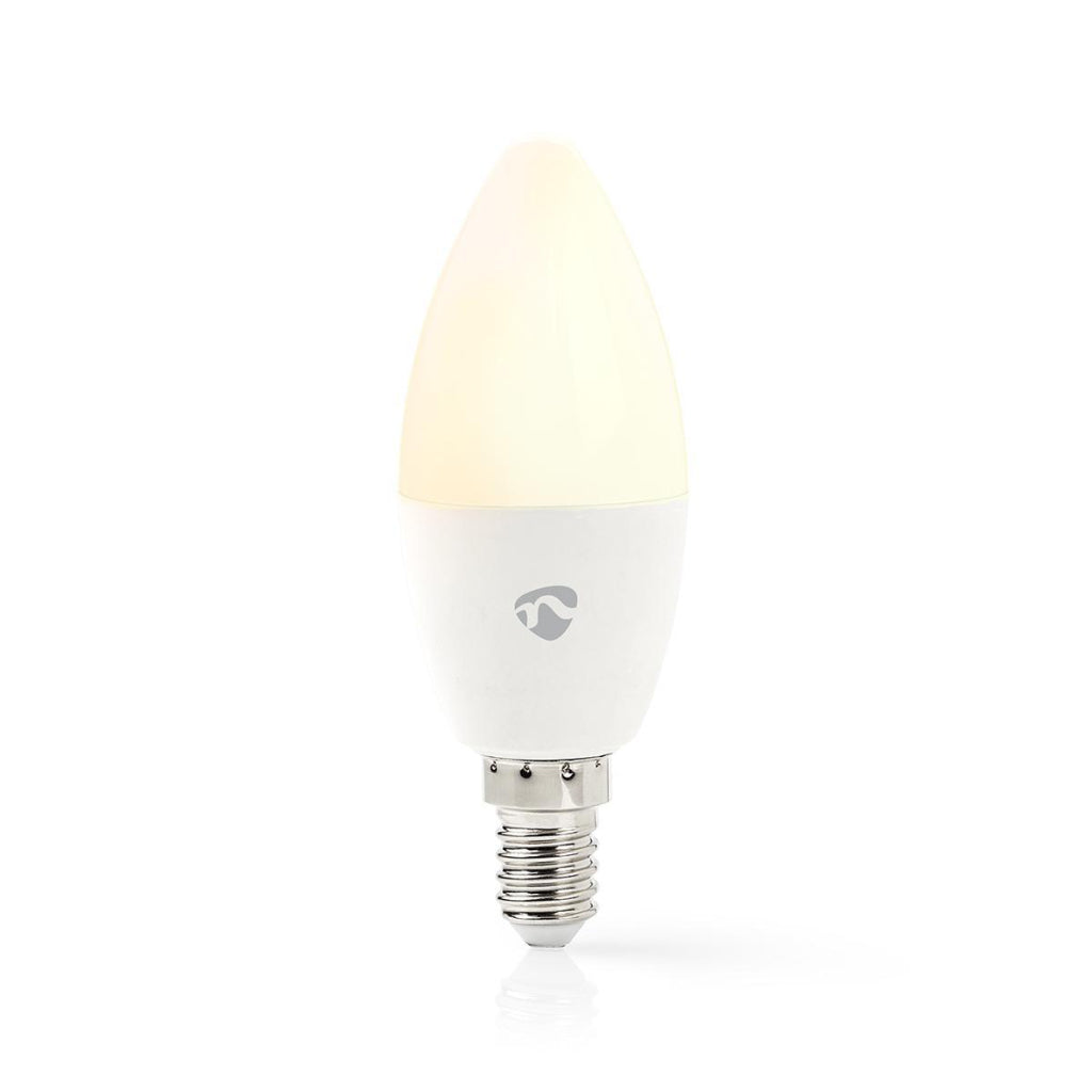 Nedis wifilc11wte14 Wi-Fi-Smart-LED-Lampe in Vollfarbe und warmweiß E14